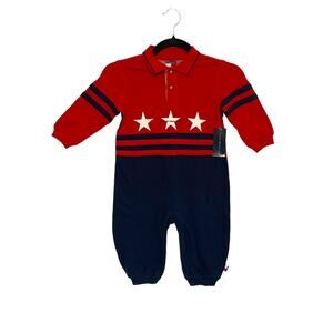 Tommy Hilfiger Toddler One Piece 18-24 Months NWT Red White Blue Patriotic